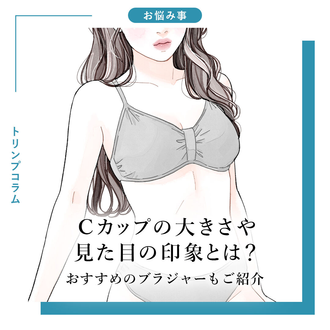 Cカップの大きさや見た目の印象とは？